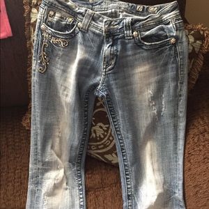 Miss Me Jeans size 29 long straight boot cut